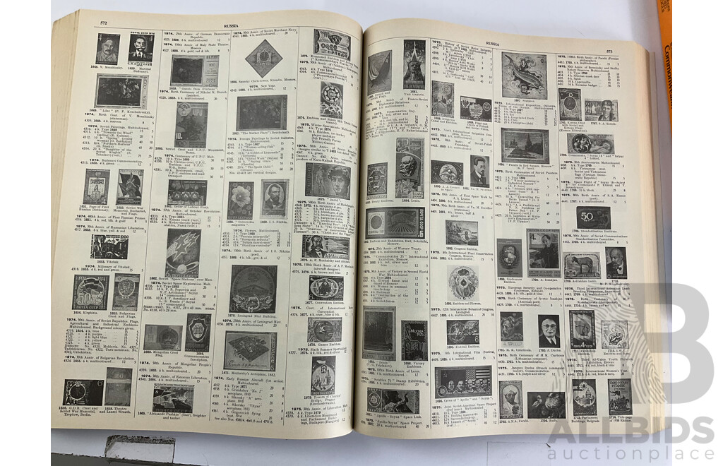 Stanley Gibbons 1992 Stamps of the World, Volumes One, Two, Three