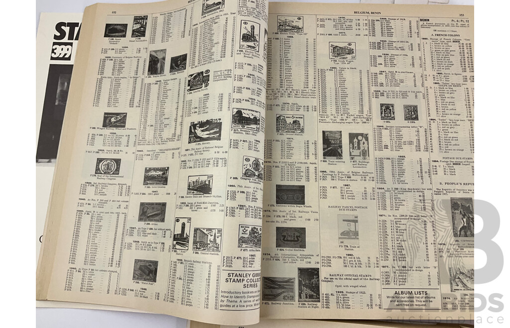 Stanley Gibbons 1992 Stamps of the World, Volumes One, Two, Three
