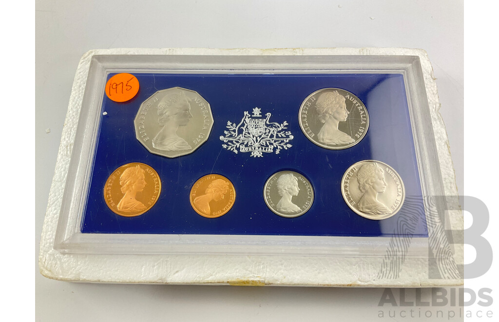 Australian RAM 1975 Six Proof Coin Set