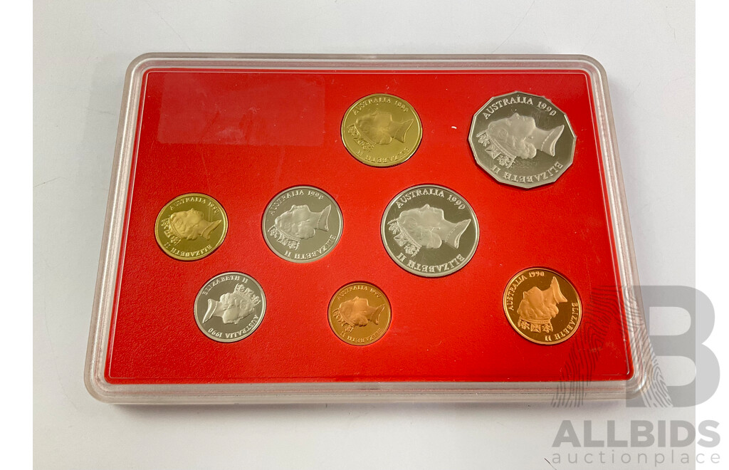 Australian RAM 1990 Eight Proof Coin Set