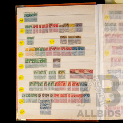 Album of Canadian Stamps, Mints, Blocks and Cancelled, War Tax, Examples Spanning 1908 to 1990's