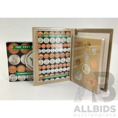Australian RAM 1991 Proof Coin Set, Twenty Five Years of Decimal Currency
