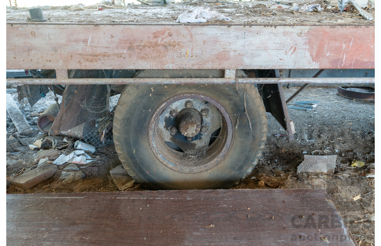 Circa 1959 Bedford TJ J2 Tabletop Truck 2d Cab Chassis Petrol 4.9L