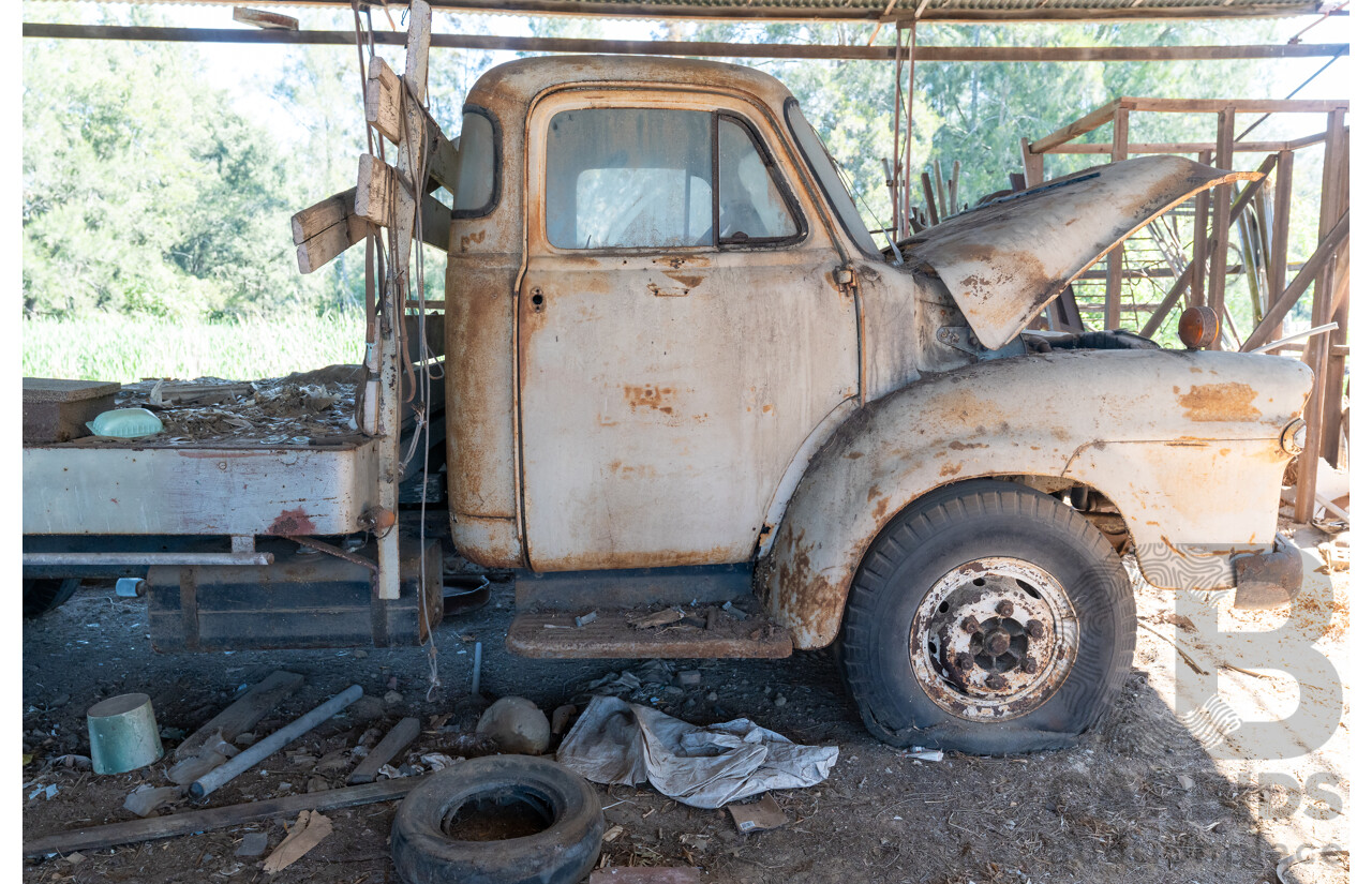 Circa 1959 Bedford TJ J2 Tabletop Truck 2d Cab Chassis Petrol 4.9L