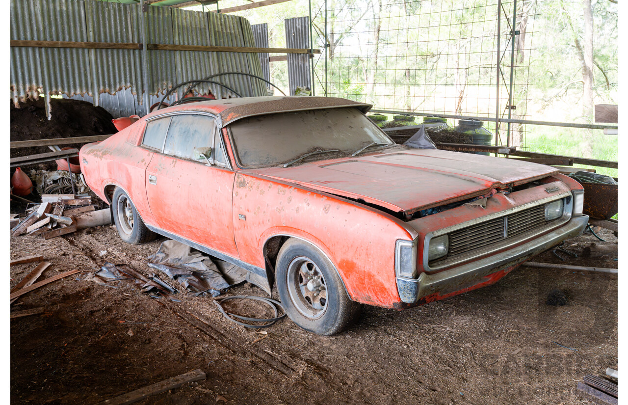 3/1972 Chrysler Valiant VH Charger 2d Coupe Hemi Orange 245ci 4.0L