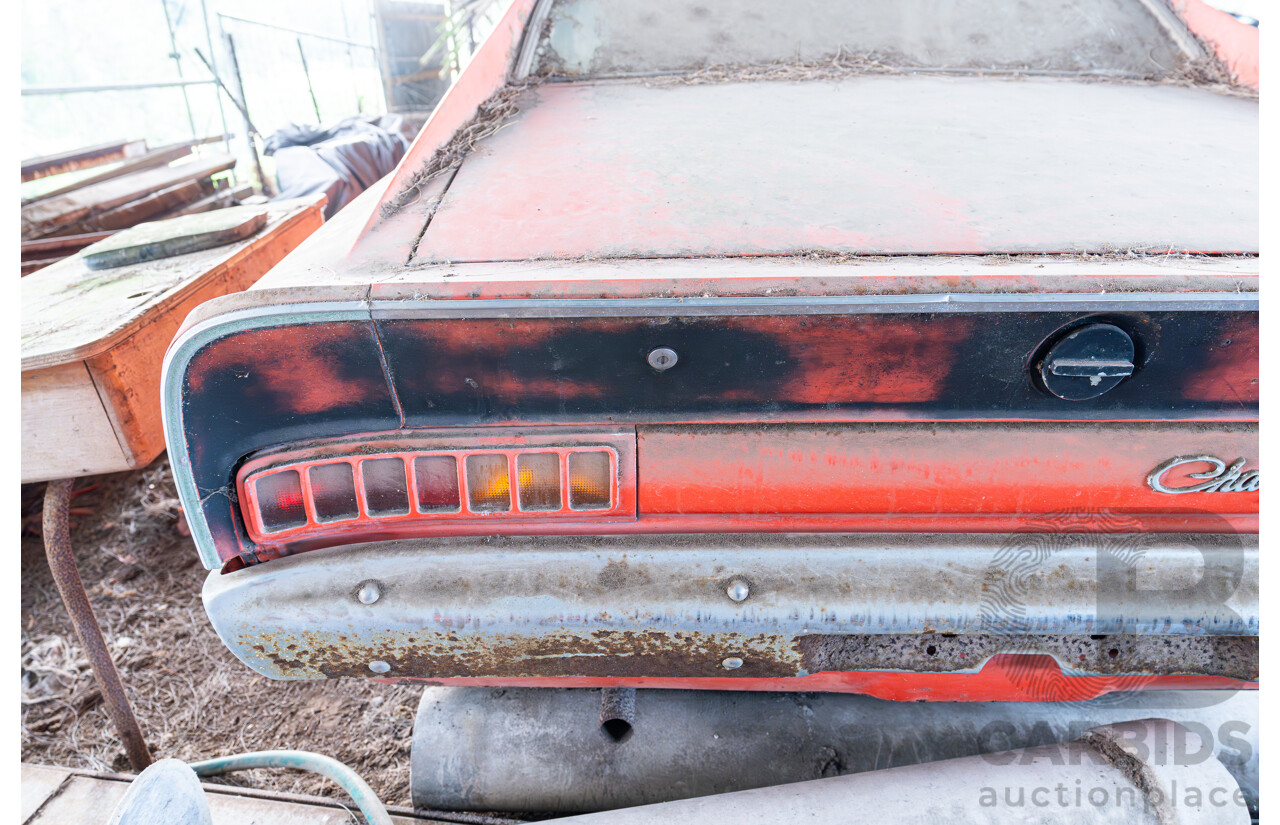 3/1972 Chrysler Valiant VH Charger 2d Coupe Hemi Orange 245ci 4.0L