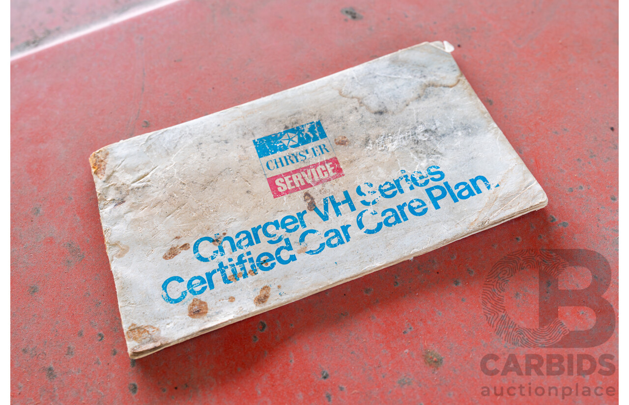 3/1972 Chrysler Valiant VH Charger 2d Coupe Hemi Orange 245ci 4.0L