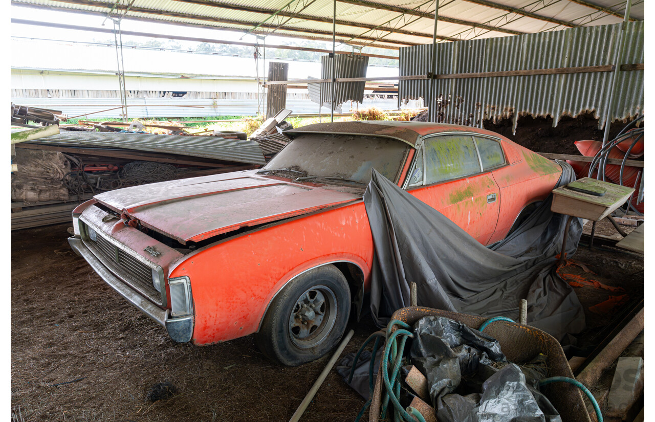 3/1972 Chrysler Valiant VH Charger 2d Coupe Hemi Orange 245ci 4.0L