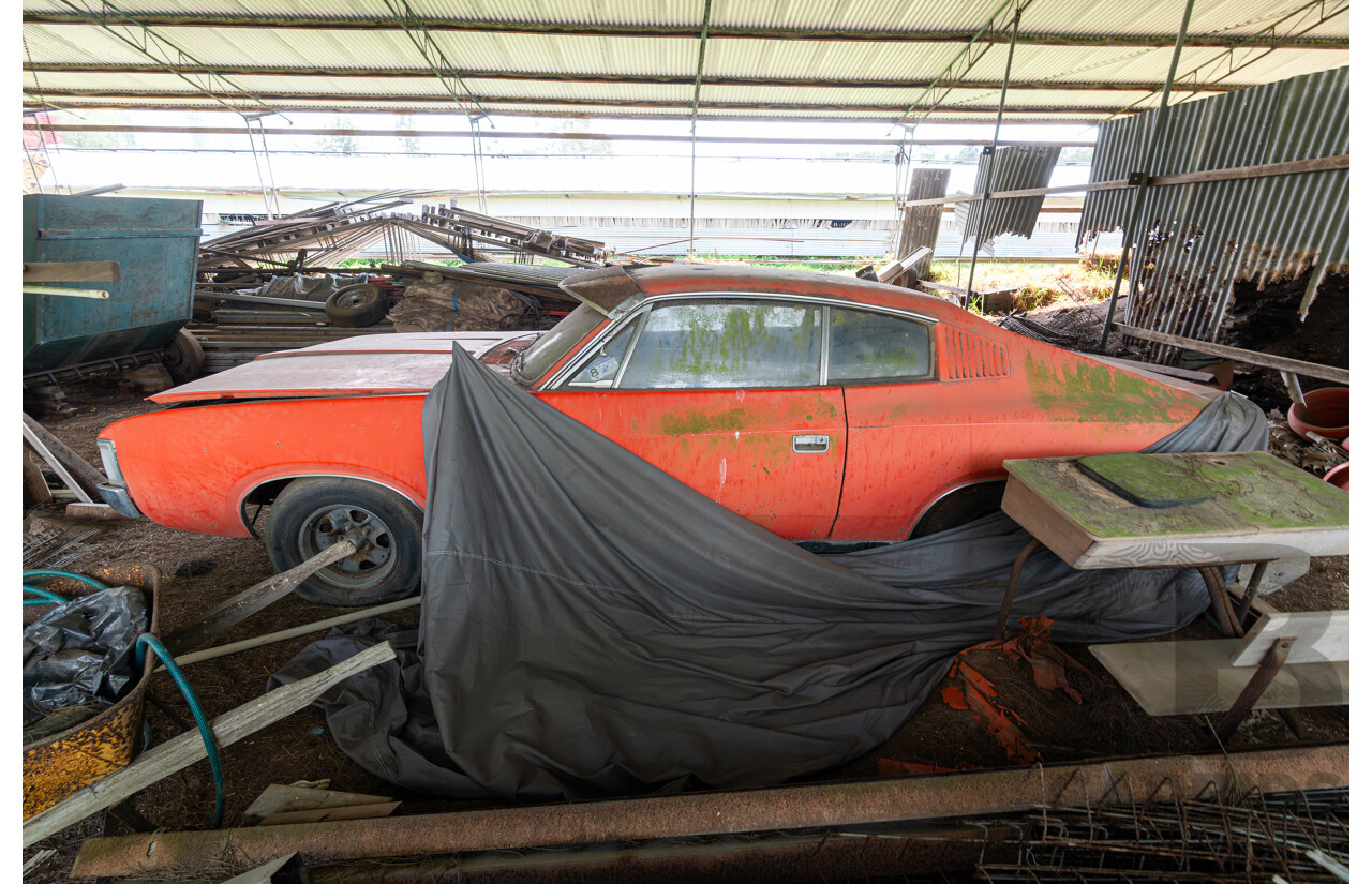 3/1972 Chrysler Valiant VH Charger 2d Coupe Hemi Orange 245ci 4.0L