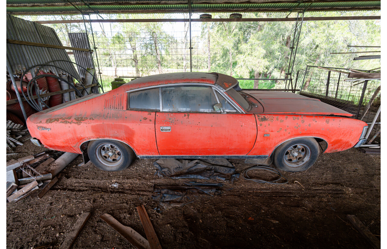 3/1972 Chrysler Valiant VH Charger 2d Coupe Hemi Orange 245ci 4.0L