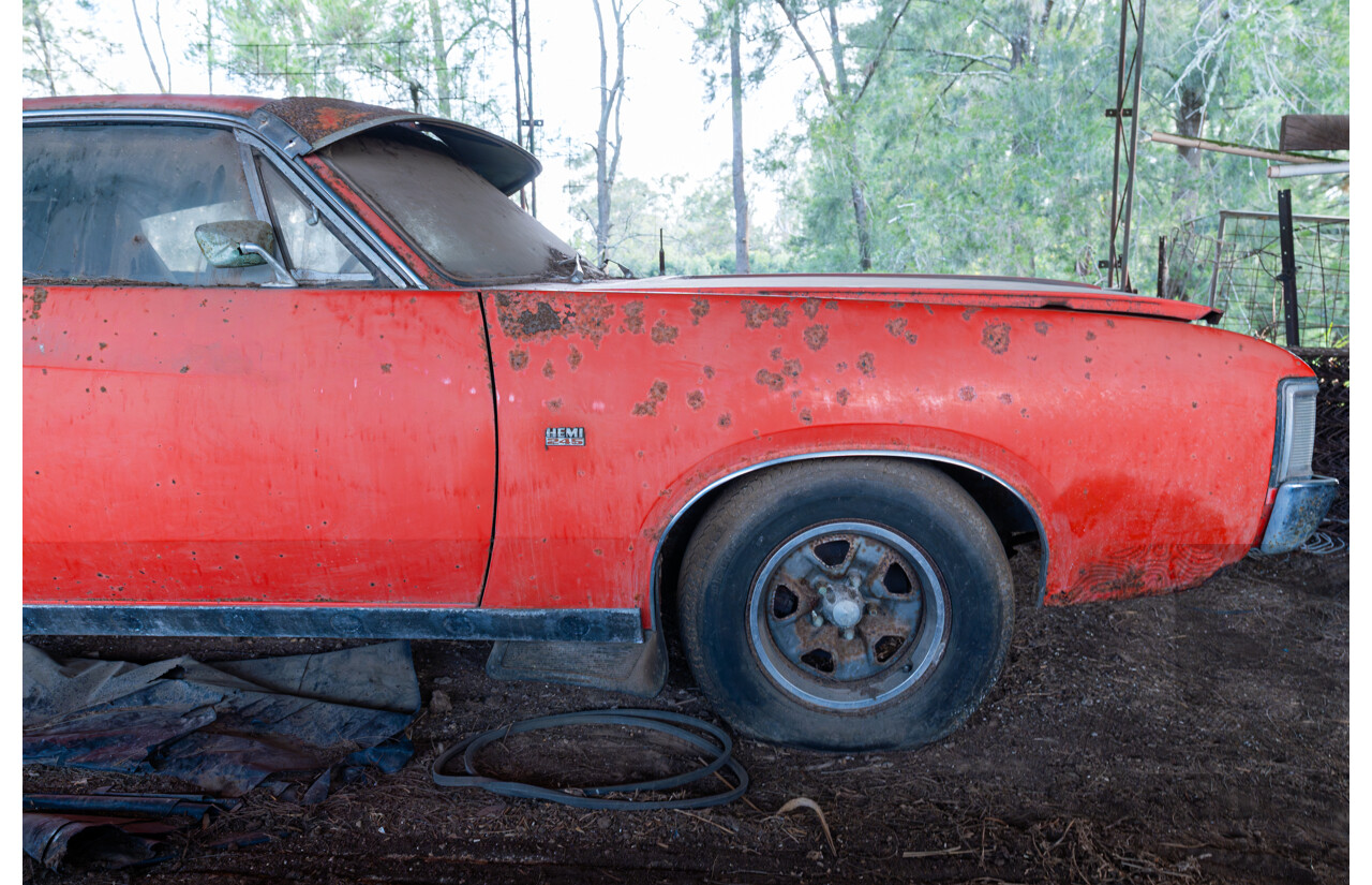 3/1972 Chrysler Valiant VH Charger 2d Coupe Hemi Orange 245ci 4.0L