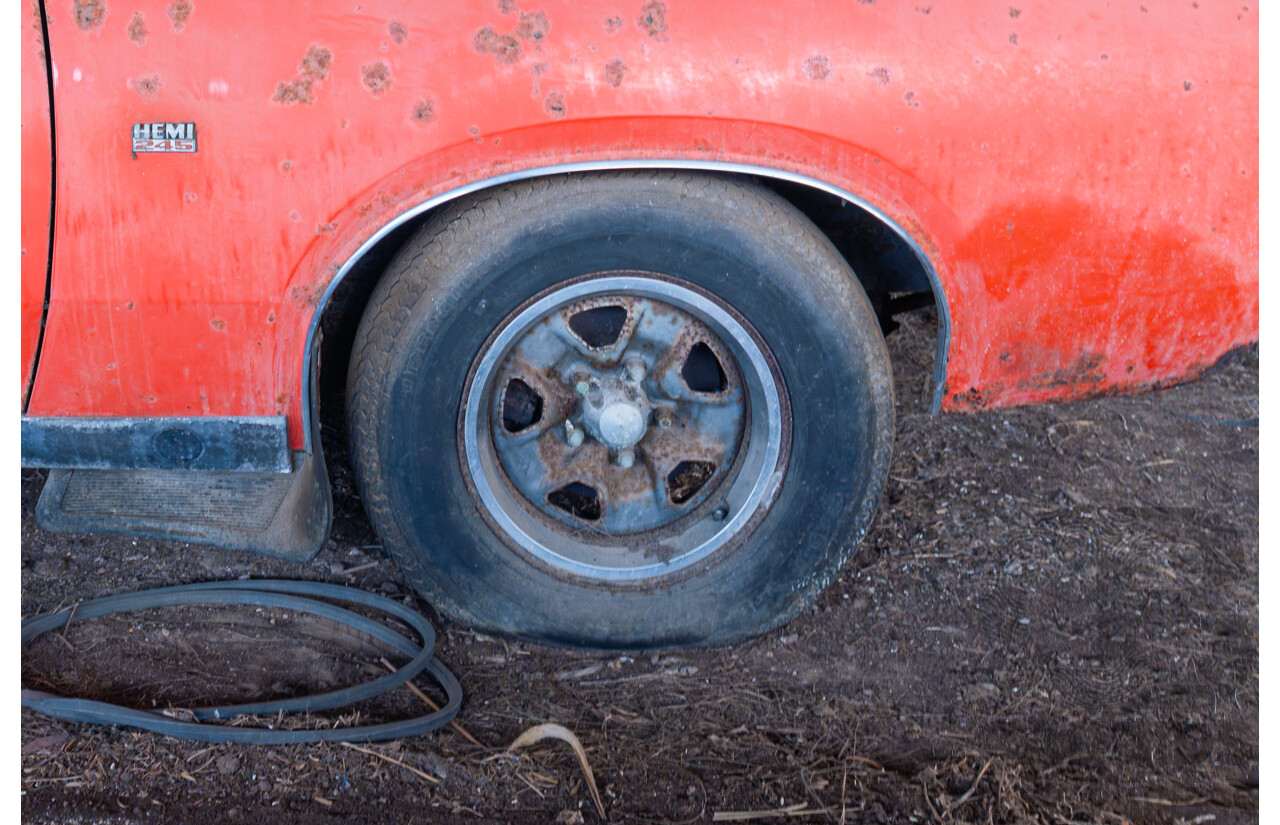 3/1972 Chrysler Valiant VH Charger 2d Coupe Hemi Orange 245ci 4.0L