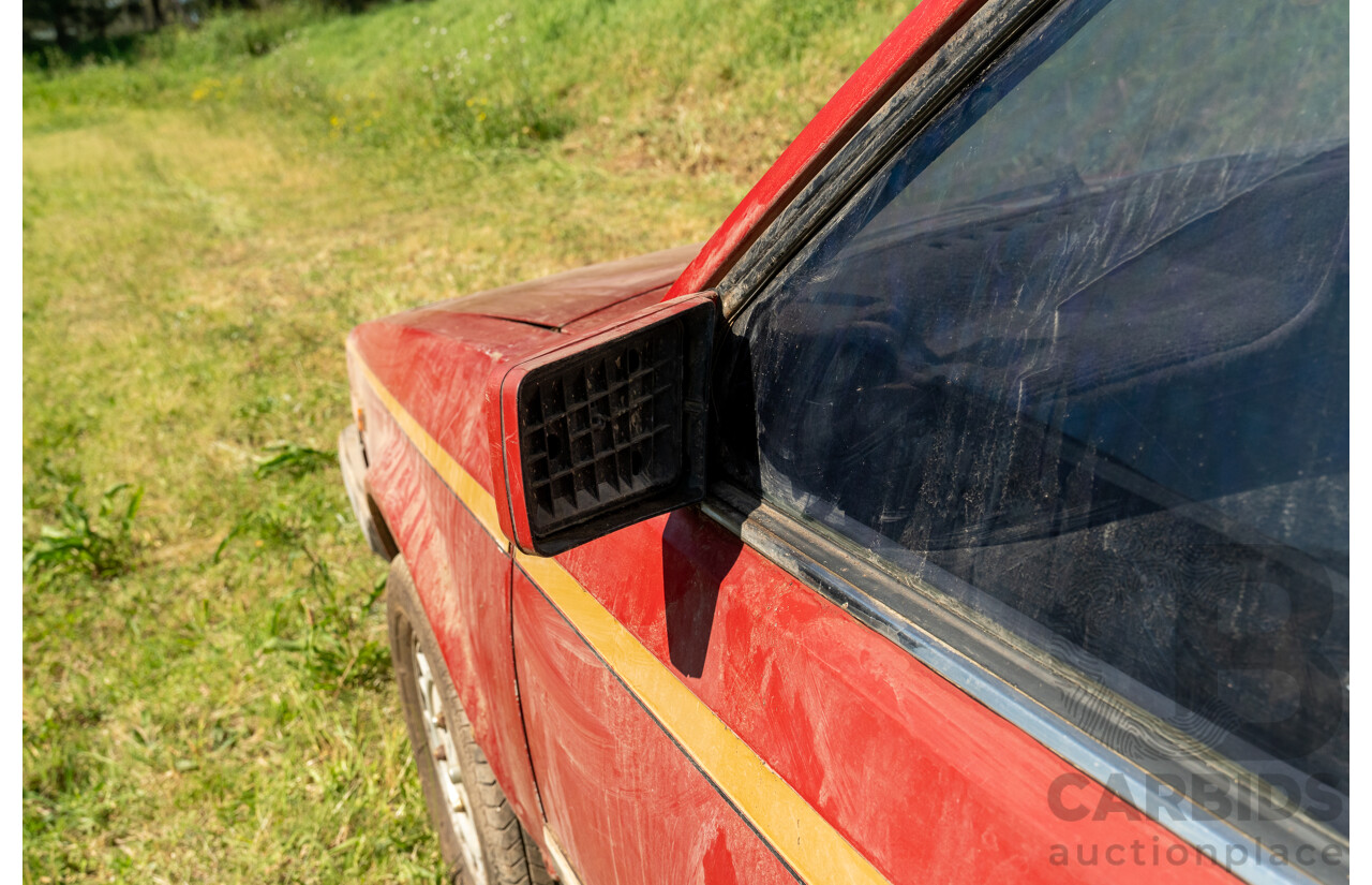 8/1982 Ford Meteor GL GA 4d Sedan Red 1.5L