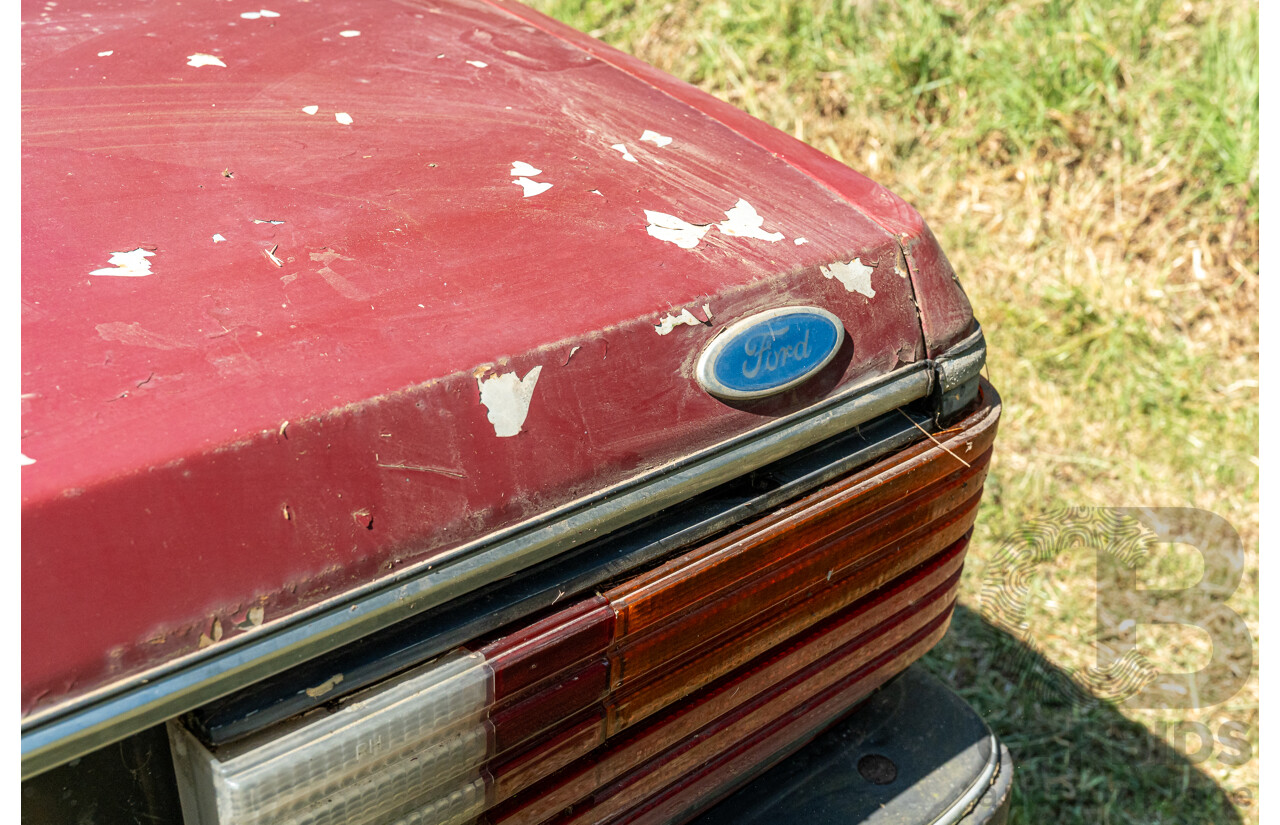 8/1982 Ford Meteor GL GA 4d Sedan Red 1.5L