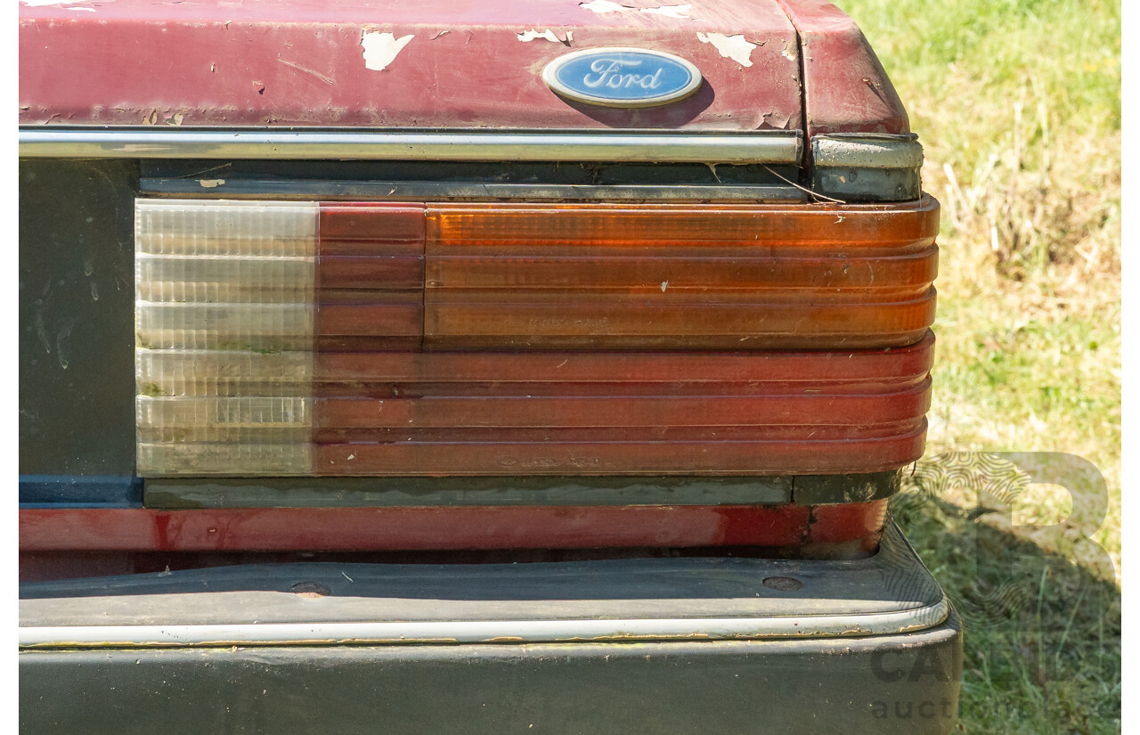 8/1982 Ford Meteor GL GA 4d Sedan Red 1.5L