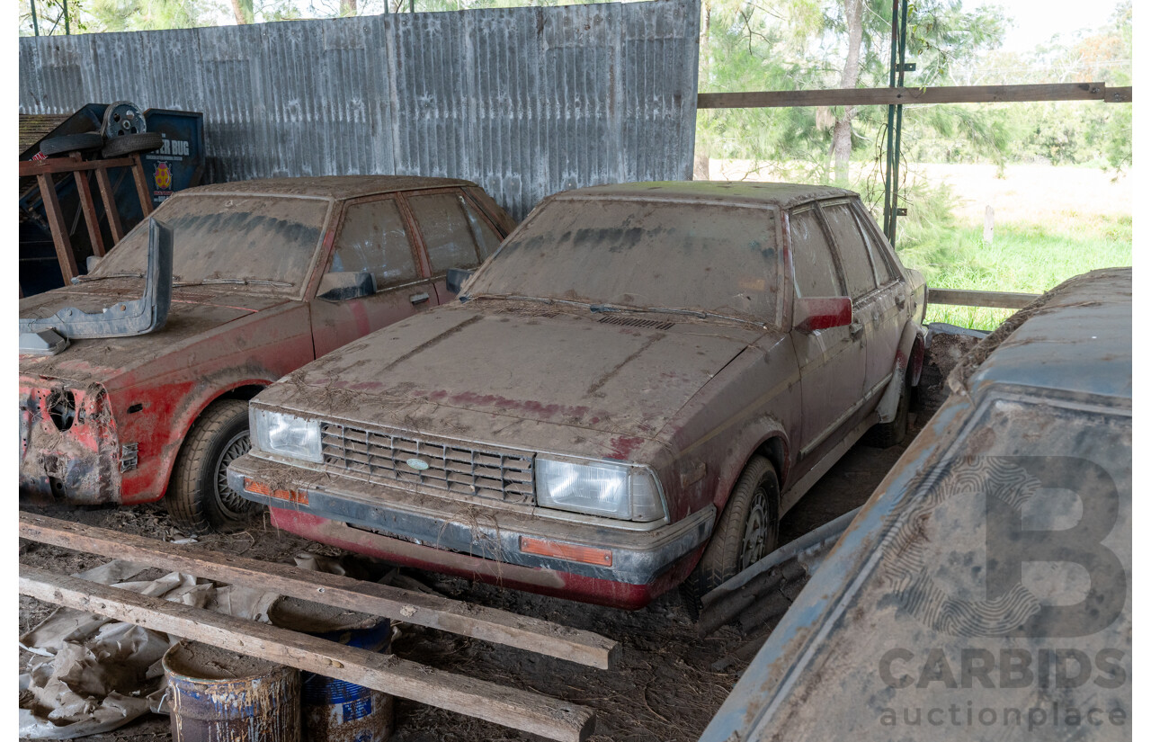 8/1982 Ford Meteor GL GA 4d Sedan Red 1.5L