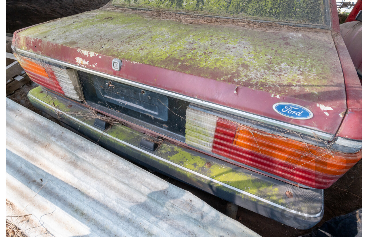 8/1982 Ford Meteor GL GA 4d Sedan Red 1.5L