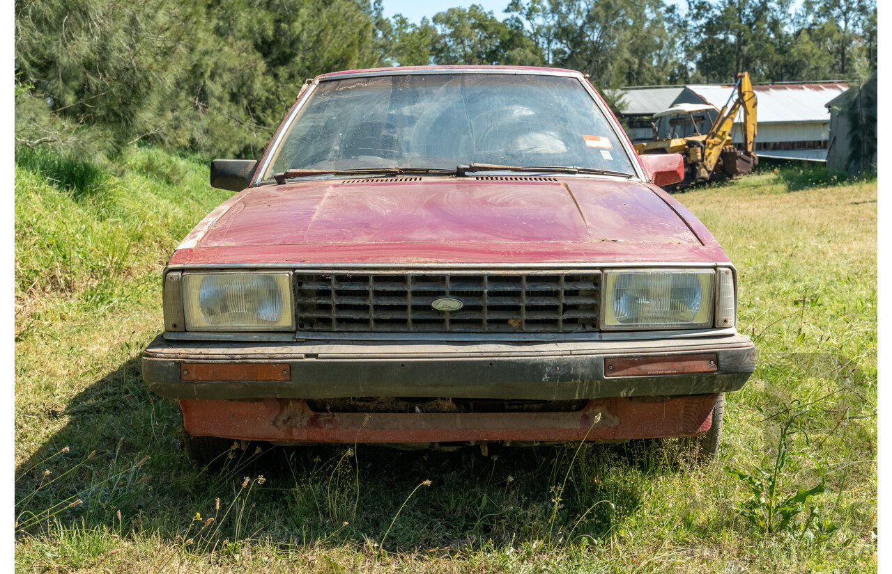8/1982 Ford Meteor GL GA 4d Sedan Red 1.5L