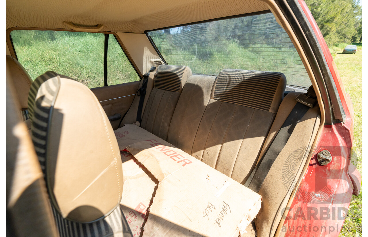 8/1982 Ford Meteor GL GA 4d Sedan Red 1.5L