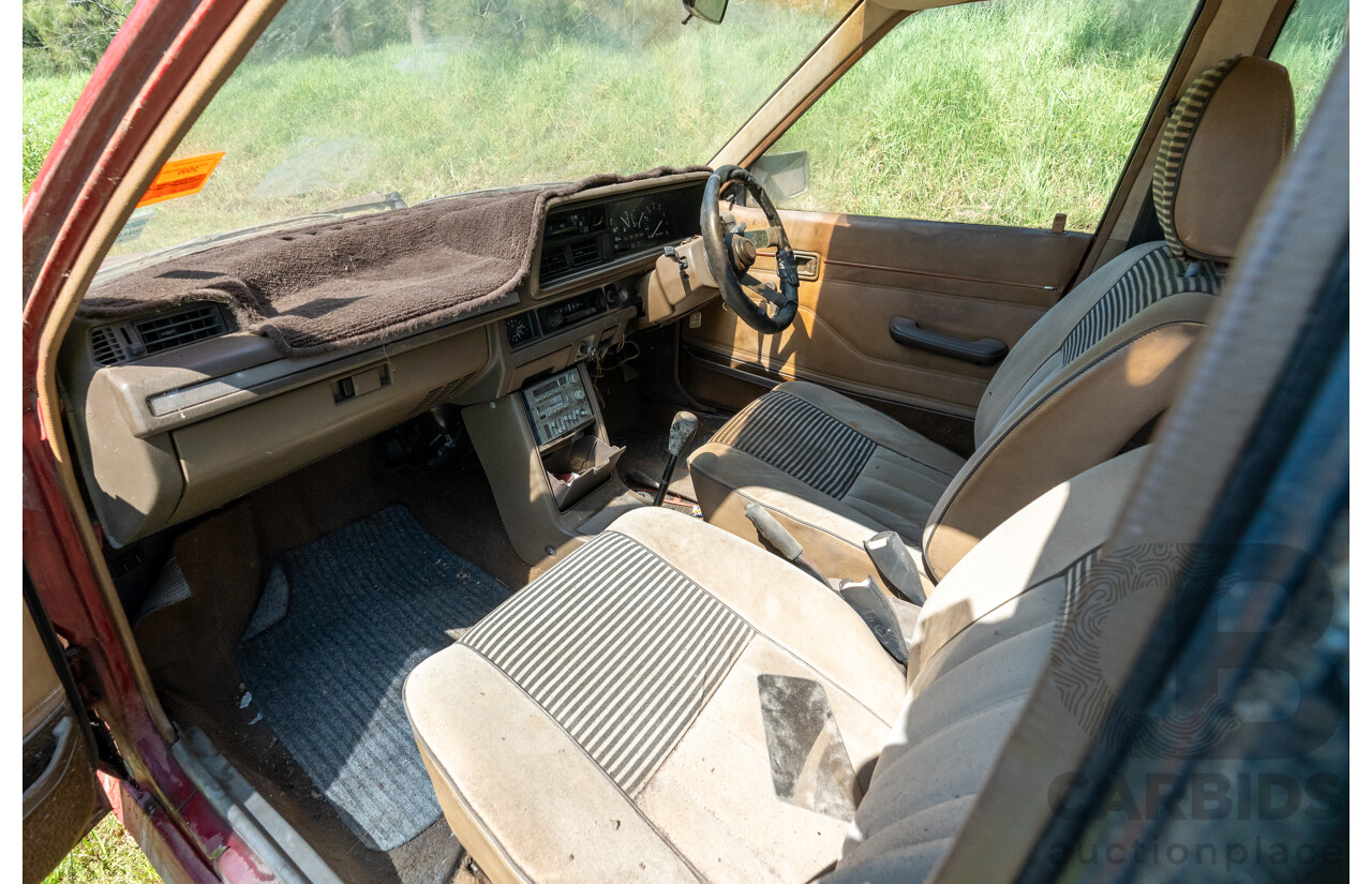 8/1982 Ford Meteor GL GA 4d Sedan Red 1.5L
