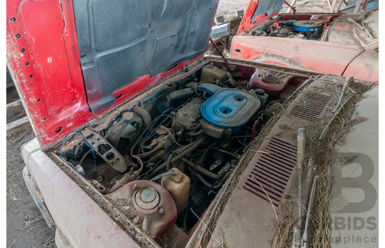 8/1982 Ford Meteor GL GA 4d Sedan Red 1.5L
