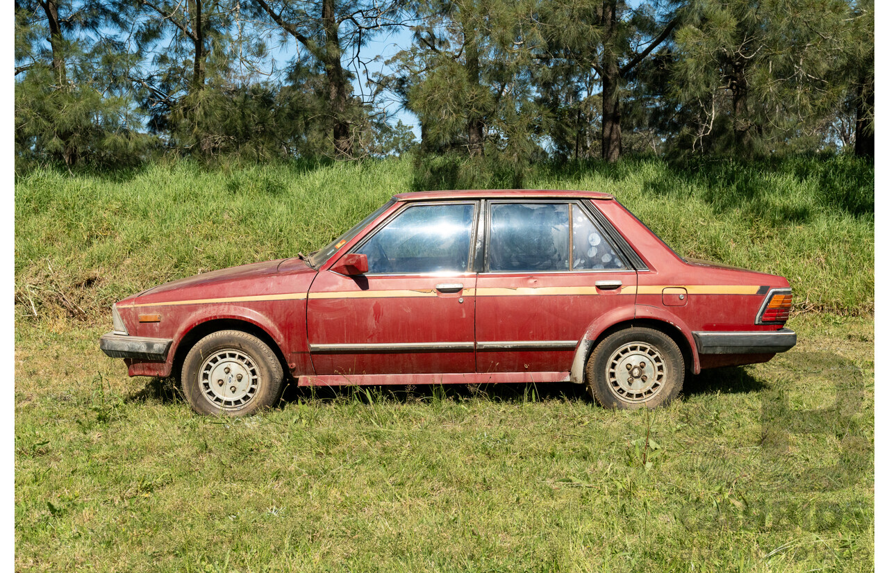 8/1982 Ford Meteor GL GA 4d Sedan Red 1.5L