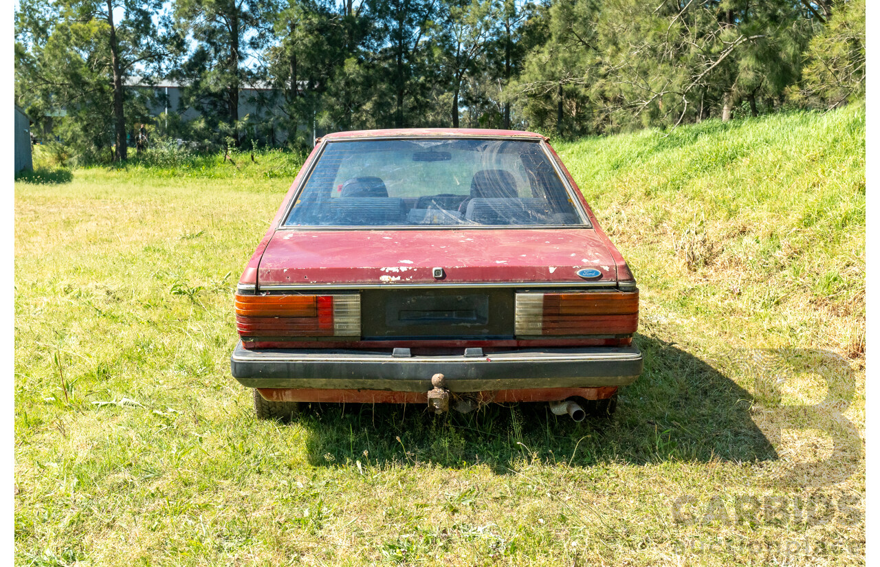 8/1982 Ford Meteor GL GA 4d Sedan Red 1.5L