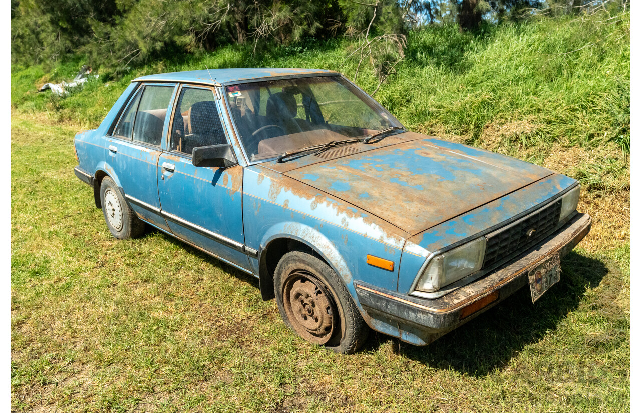 6/1983 Ford Meteor GL GB 4d Sedan Blue 1.5L