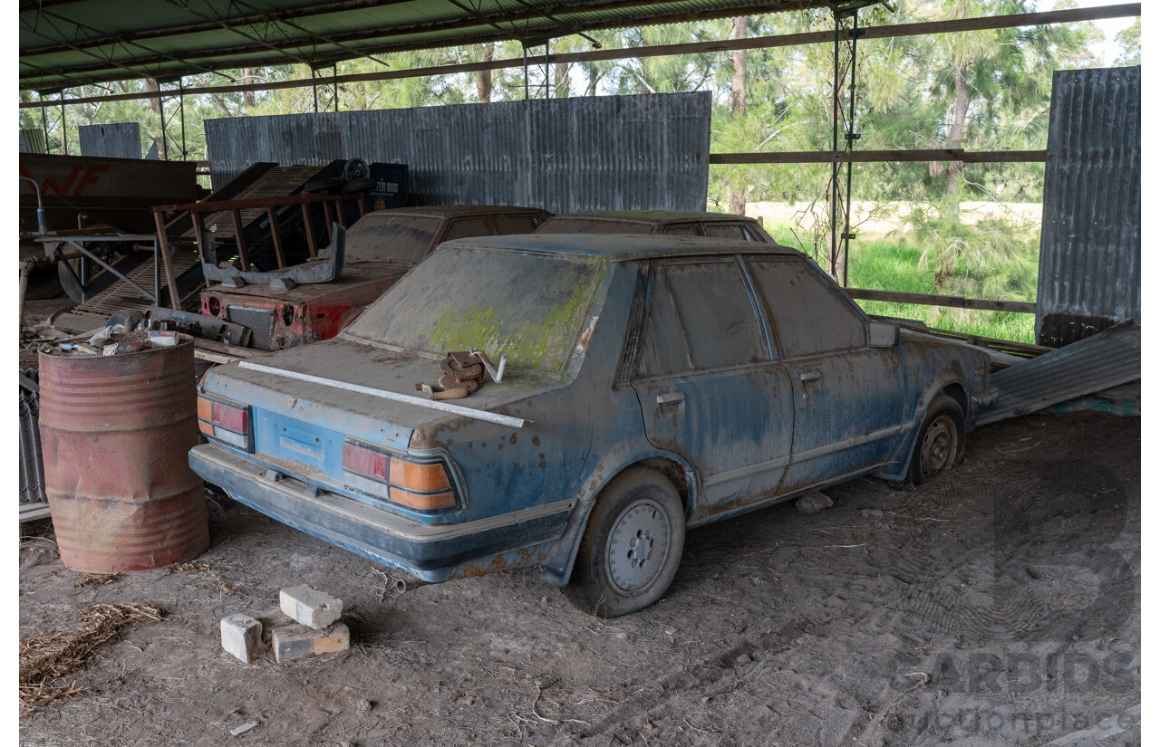 6/1983 Ford Meteor GL GB 4d Sedan Blue 1.5L