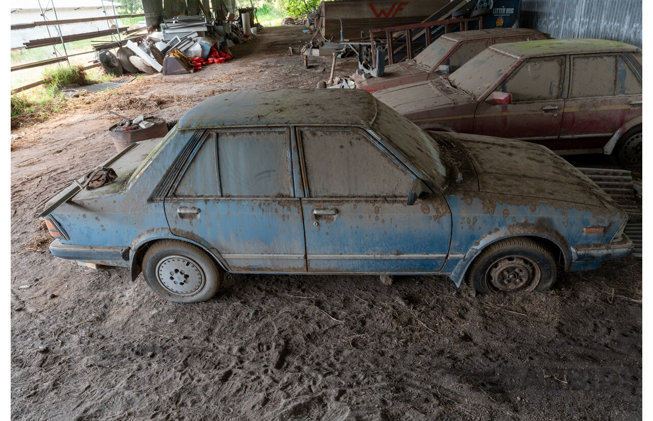 6/1983 Ford Meteor GL GB 4d Sedan Blue 1.5L