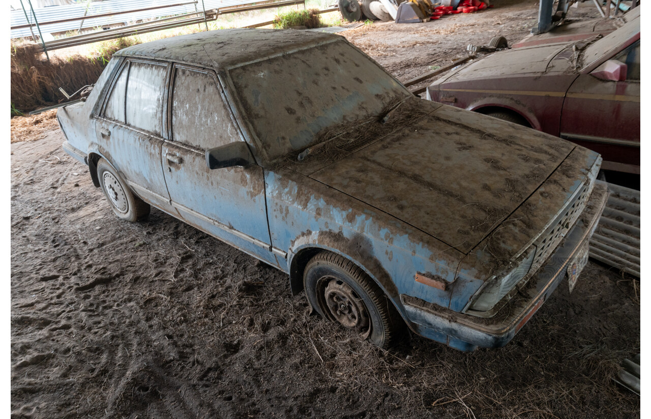6/1983 Ford Meteor GL GB 4d Sedan Blue 1.5L