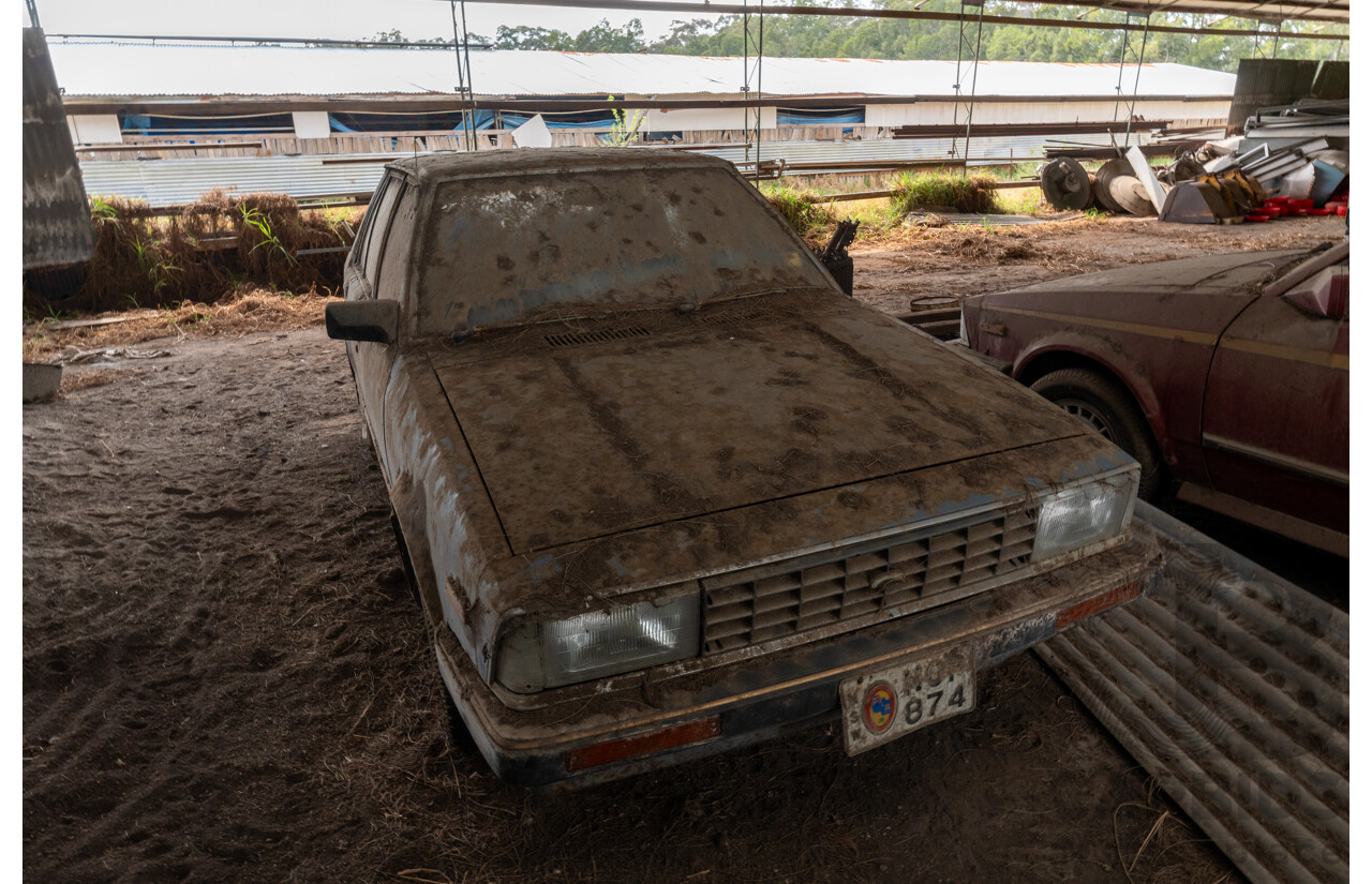 6/1983 Ford Meteor GL GB 4d Sedan Blue 1.5L