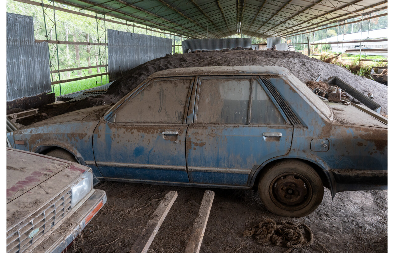 6/1983 Ford Meteor GL GB 4d Sedan Blue 1.5L