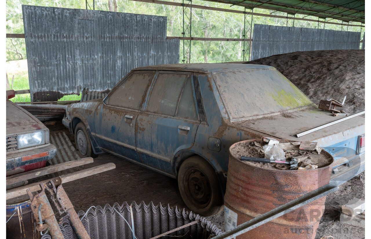 6/1983 Ford Meteor GL GB 4d Sedan Blue 1.5L