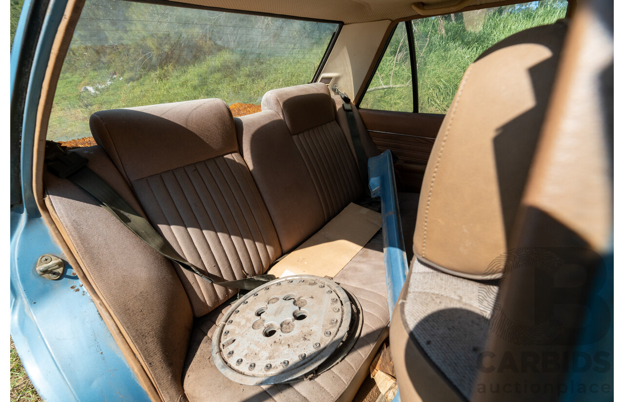6/1983 Ford Meteor GL GB 4d Sedan Blue 1.5L