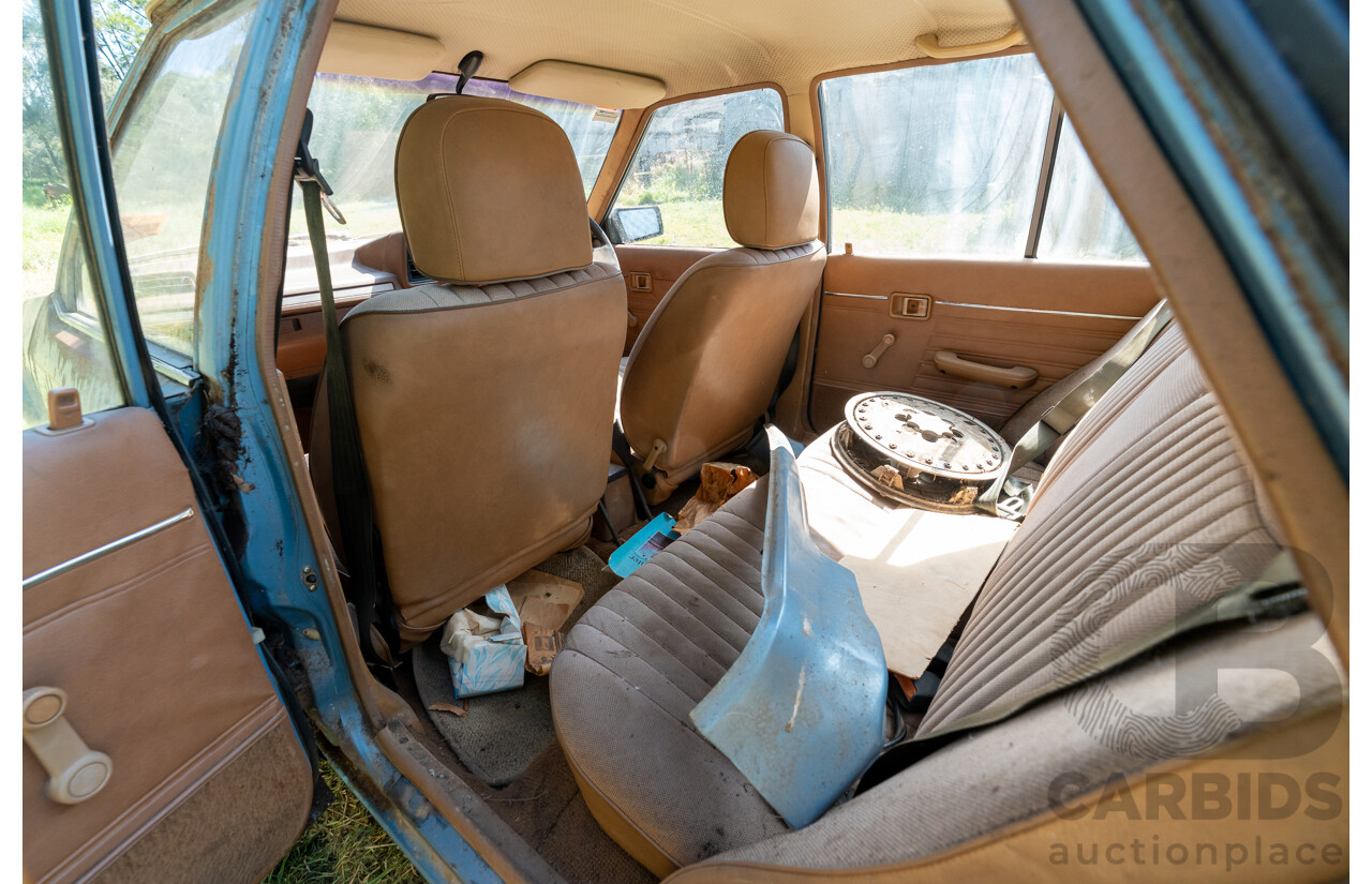 6/1983 Ford Meteor GL GB 4d Sedan Blue 1.5L