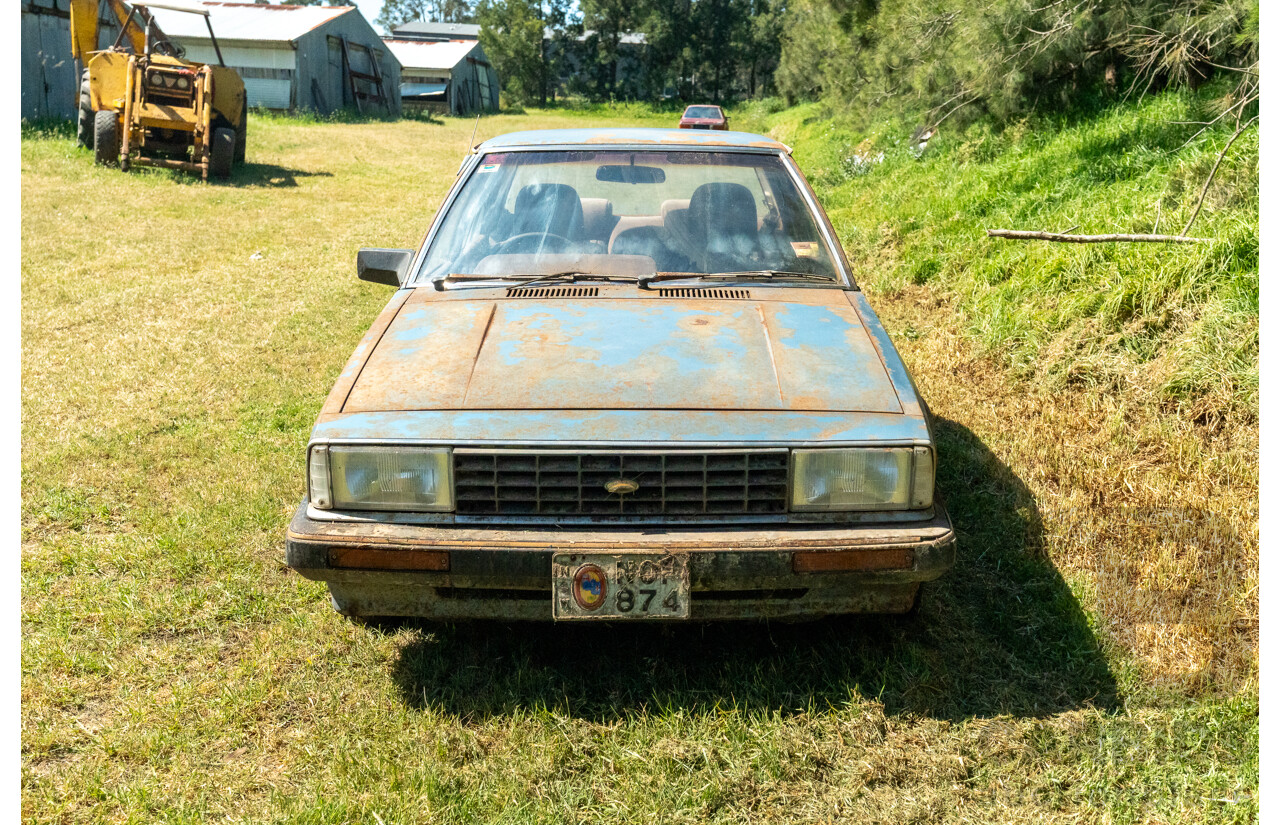 6/1983 Ford Meteor GL GB 4d Sedan Blue 1.5L