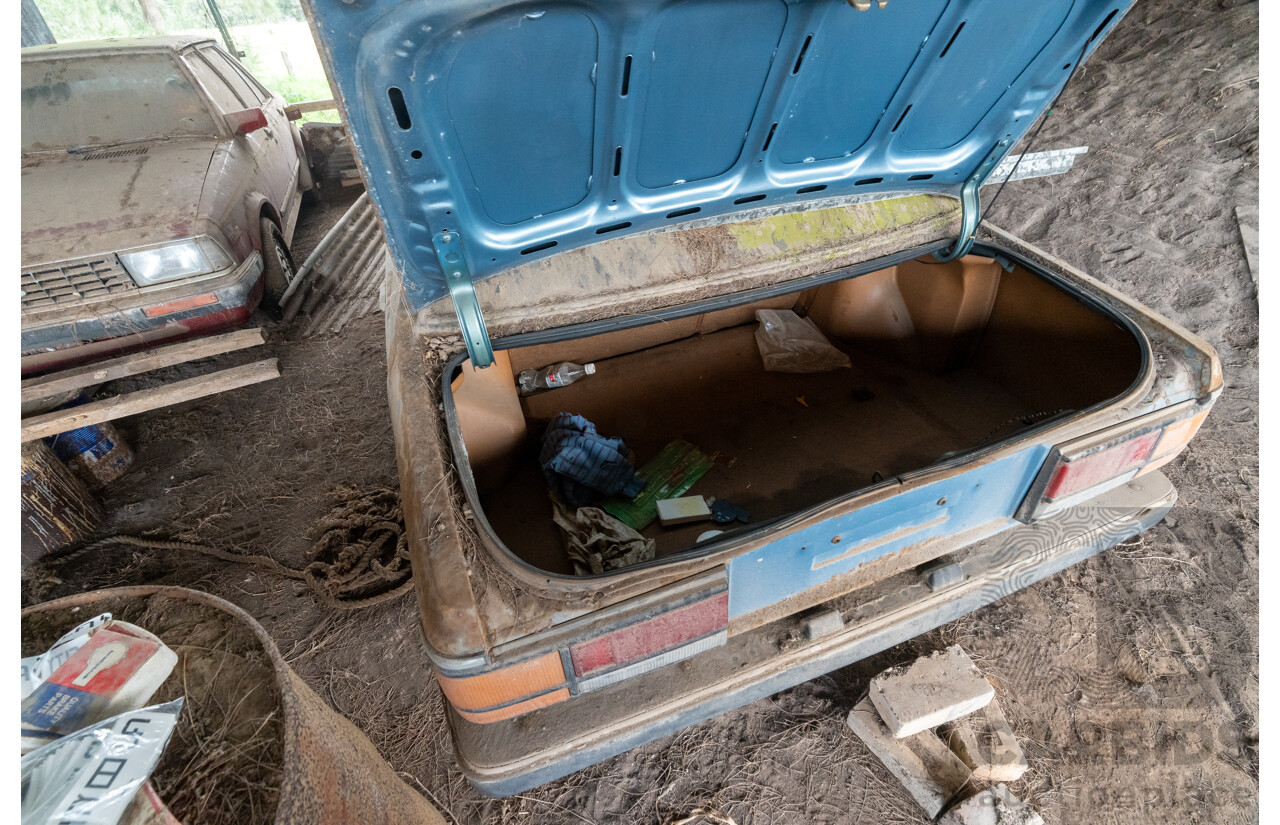 6/1983 Ford Meteor GL GB 4d Sedan Blue 1.5L