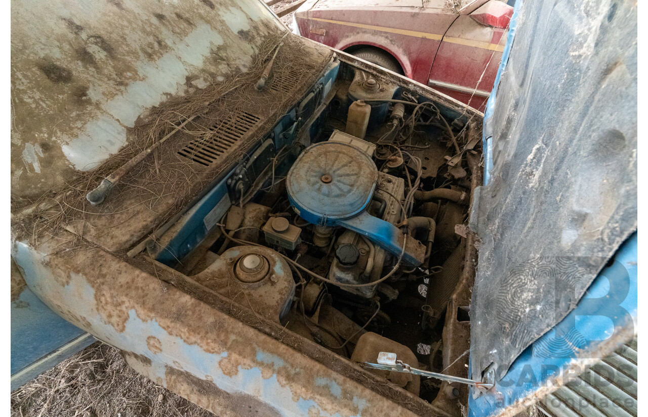 6/1983 Ford Meteor GL GB 4d Sedan Blue 1.5L