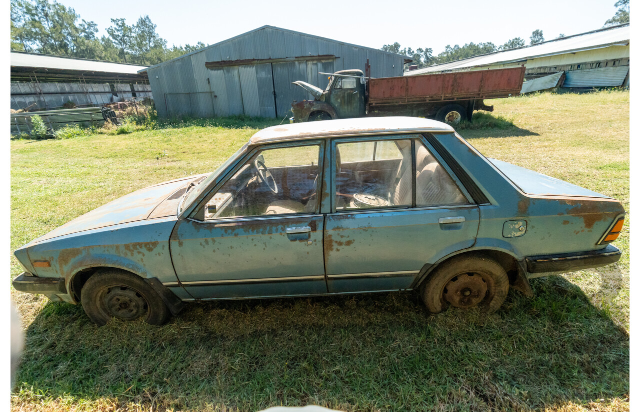 6/1983 Ford Meteor GL GB 4d Sedan Blue 1.5L