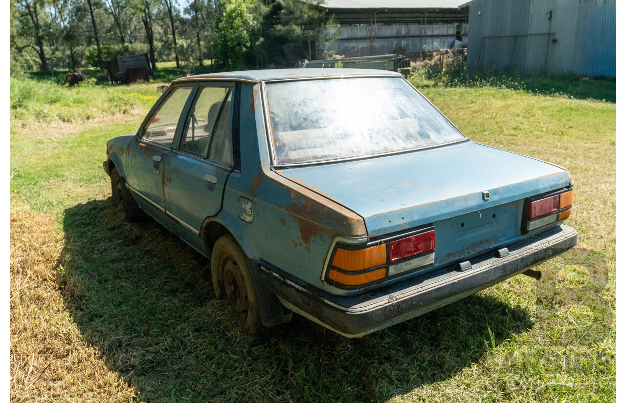 6/1983 Ford Meteor GL GB 4d Sedan Blue 1.5L