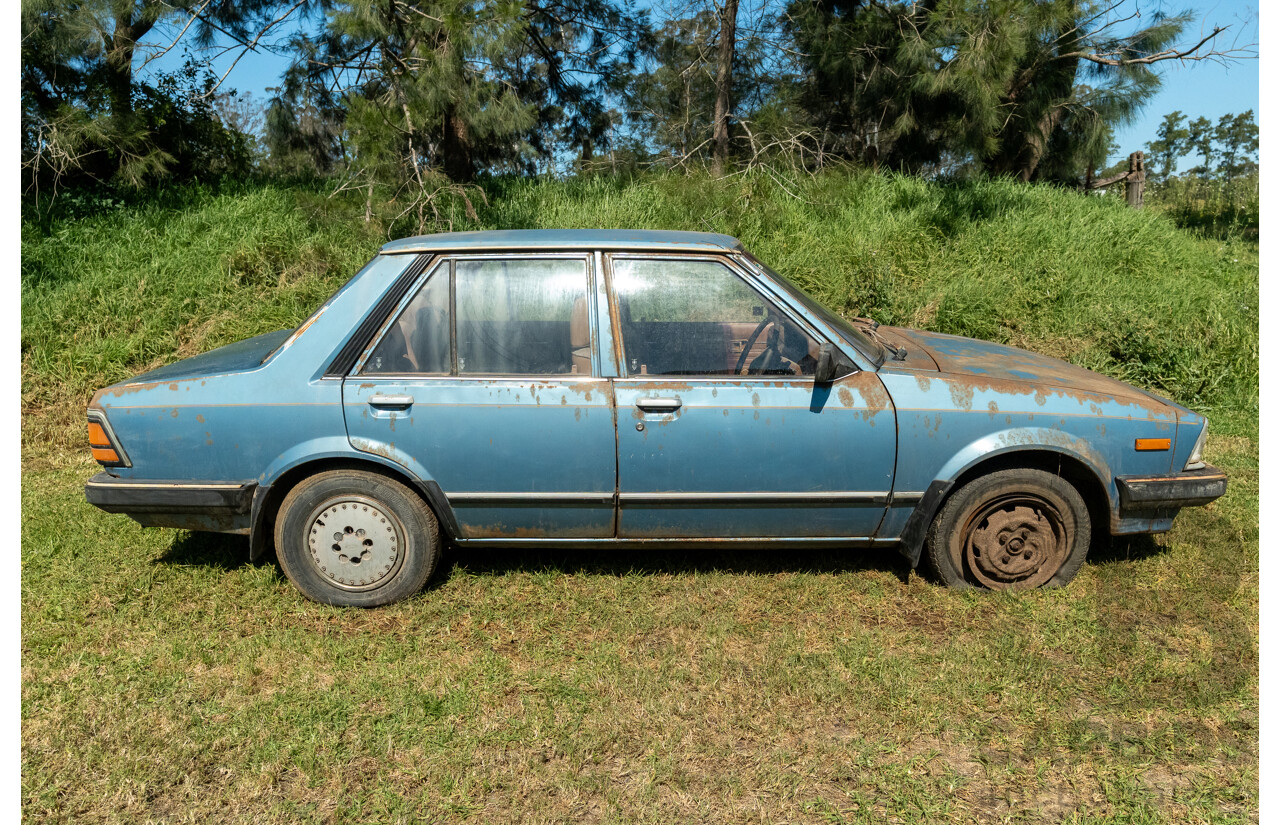6/1983 Ford Meteor GL GB 4d Sedan Blue 1.5L