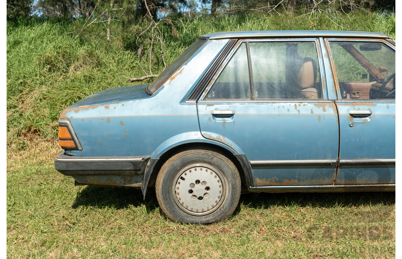 6/1983 Ford Meteor GL GB 4d Sedan Blue 1.5L