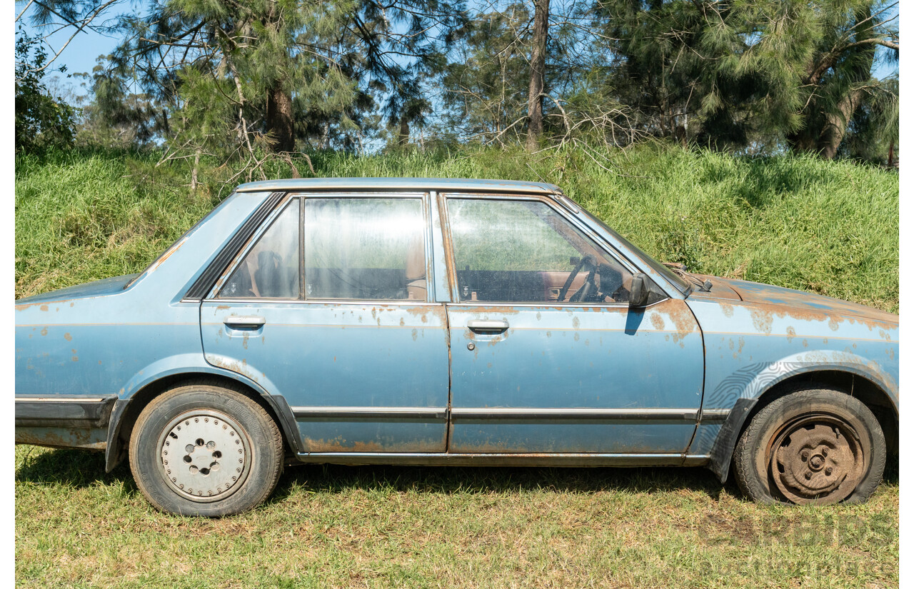 6/1983 Ford Meteor GL GB 4d Sedan Blue 1.5L
