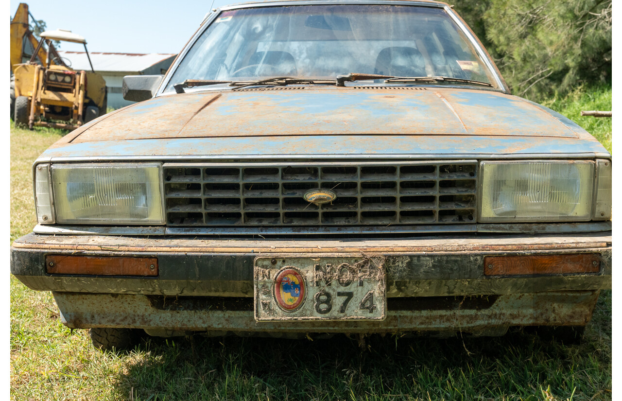 6/1983 Ford Meteor GL GB 4d Sedan Blue 1.5L