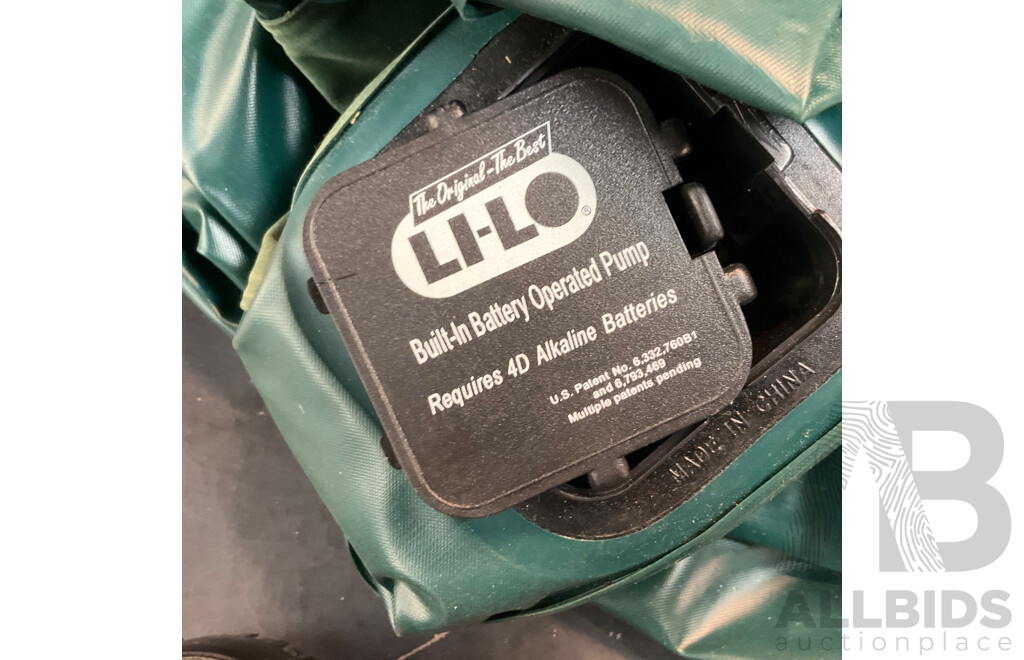 Green Inflatable Mattress & Bottle Capper & 16x6.5 - 8 Wheel for Wheelbarrow