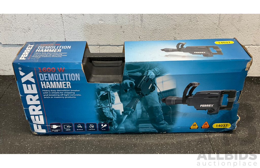 FERREX 1600W Demolition Hammer