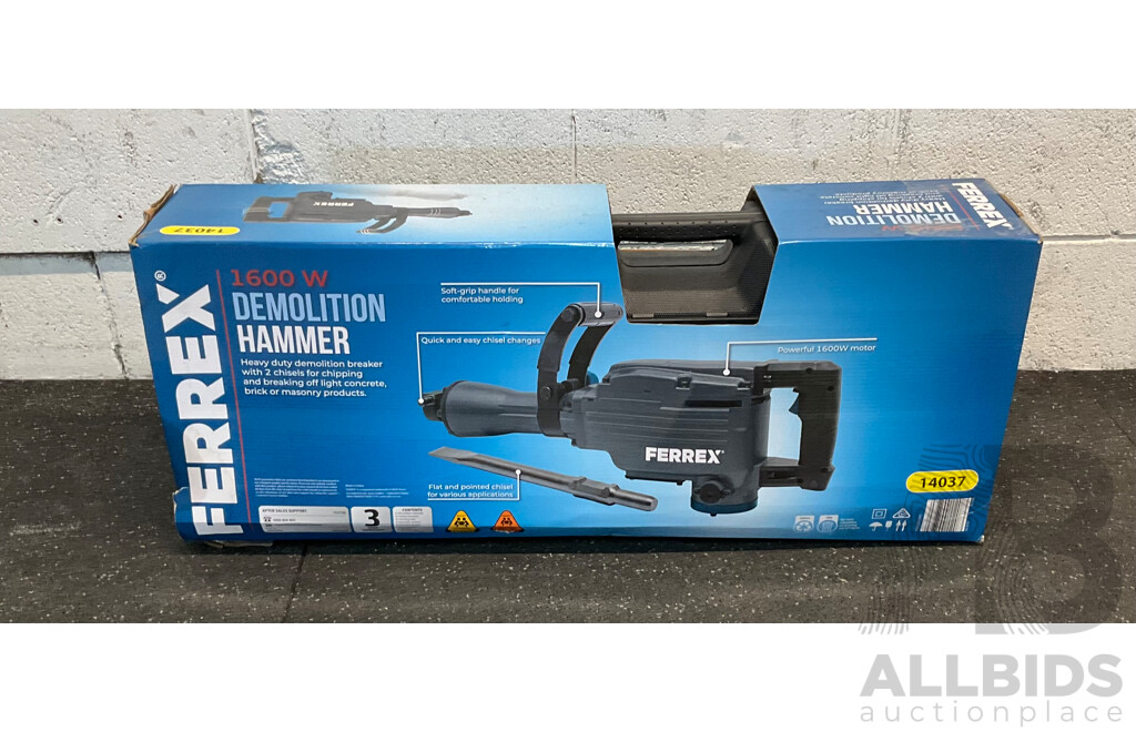 FERREX 1600W Demolition Hammer