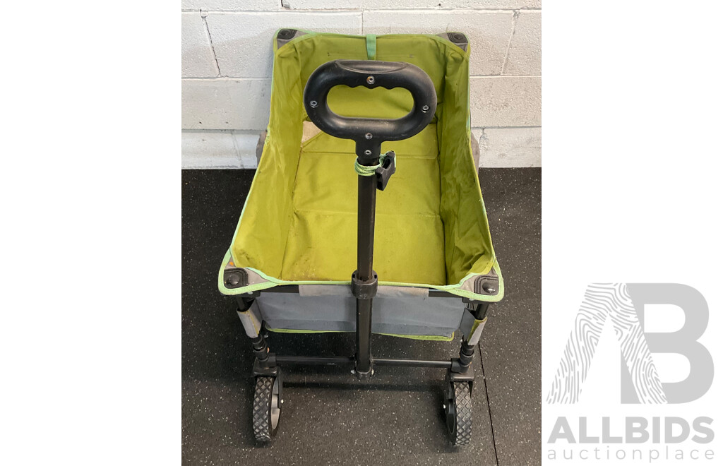 Assorted Garagenalia Items - Crane Boat Cover & Campervan Cover & Folding Beach Trolley & More - Lot of 5