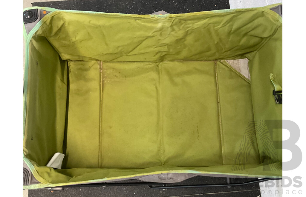 Assorted Garagenalia Items - Crane Boat Cover & Campervan Cover & Folding Beach Trolley & More - Lot of 5